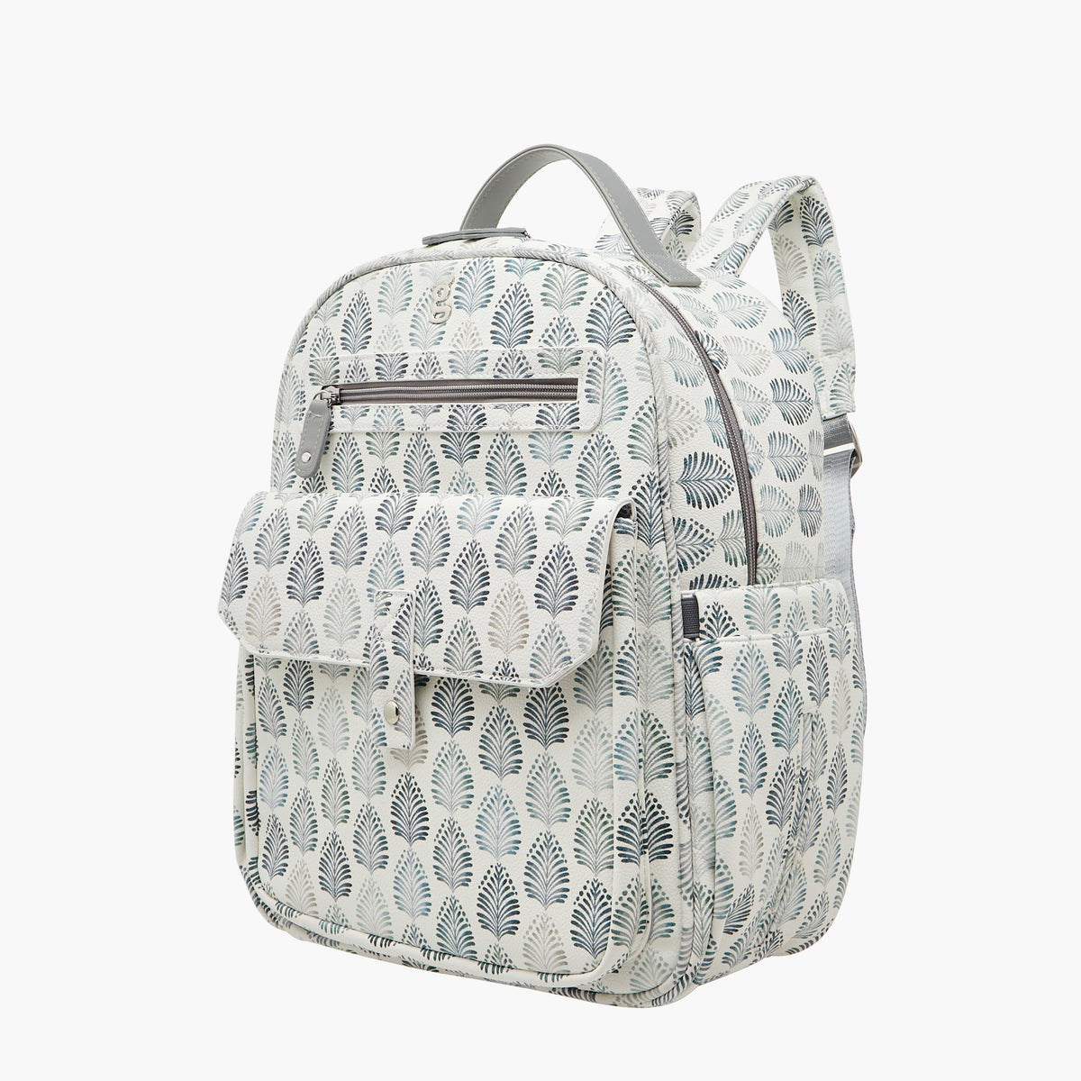 Giggles Ikkat Print Diaper Backpack with Changing Mat