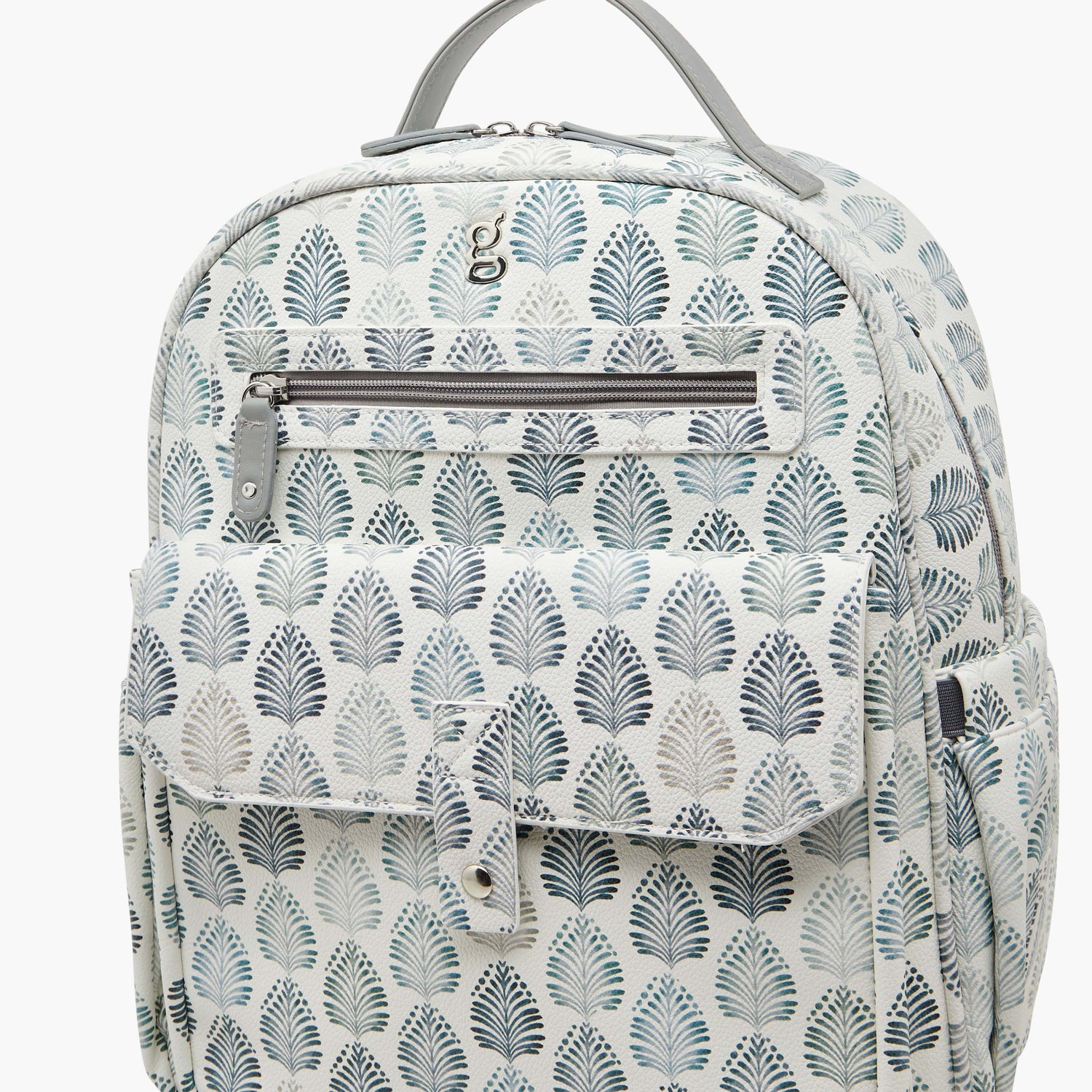 Giggles Ikkat Print Diaper Backpack with Changing Mat