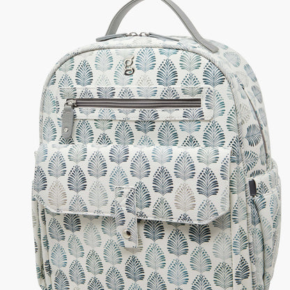 Giggles Ikkat Print Diaper Backpack with Changing Mat