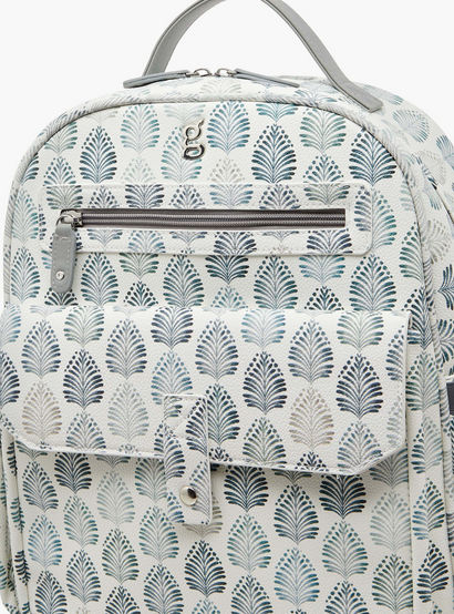 Giggles Ikkat Print Diaper Backpack with Changing Mat-baby-gear-diaperbags-image-6