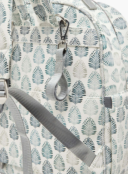 Giggles Ikkat Print Diaper Backpack with Changing Mat-baby-gear-diaperbags-image-8