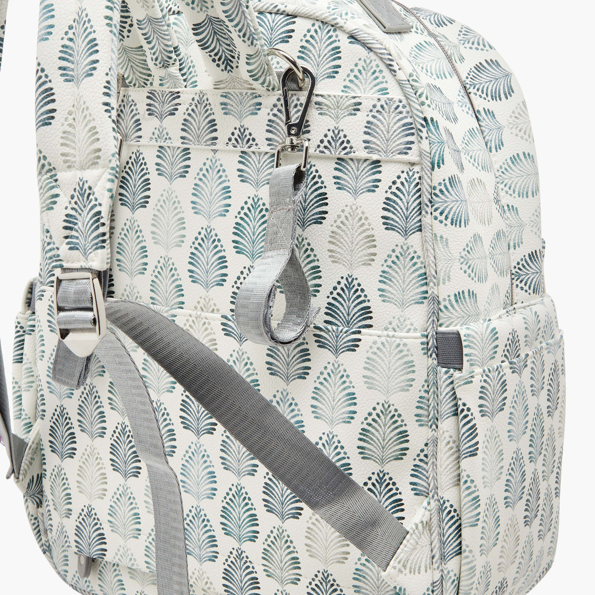 Giggles Ikkat Print Diaper Backpack with Changing Mat