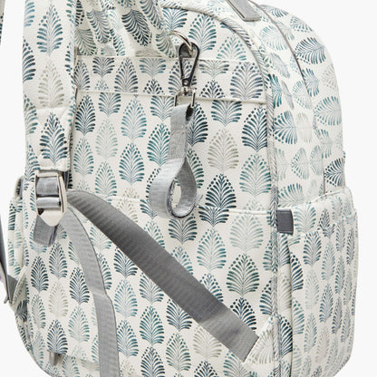 Giggles Ikkat Print Diaper Backpack with Changing Mat