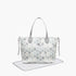 Giggles Printed Diaper Bag with Zip Closure - Grey