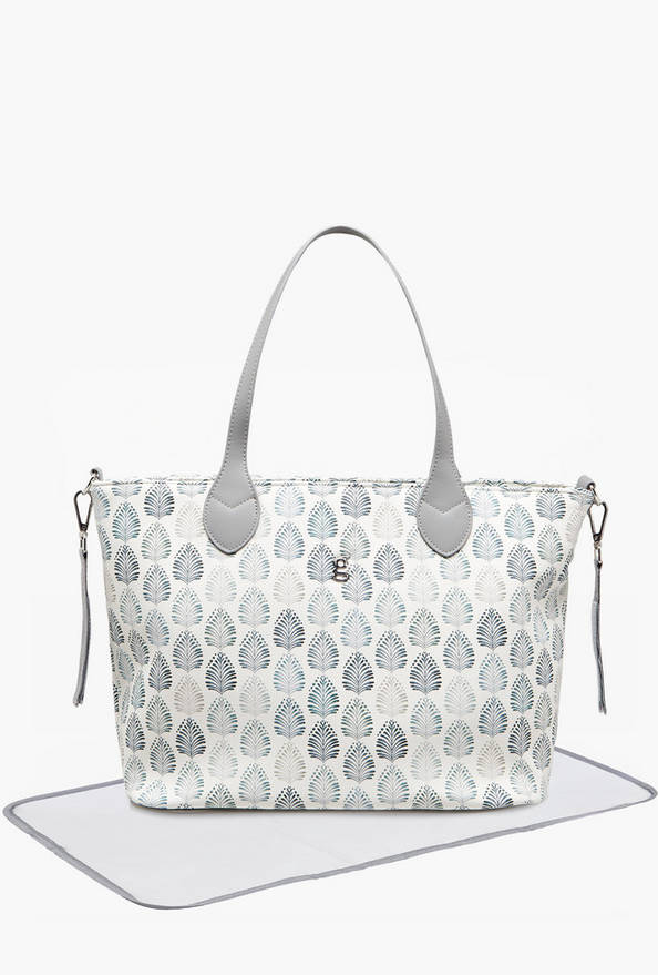 Giggles Printed Diaper Bag with Zip Closure