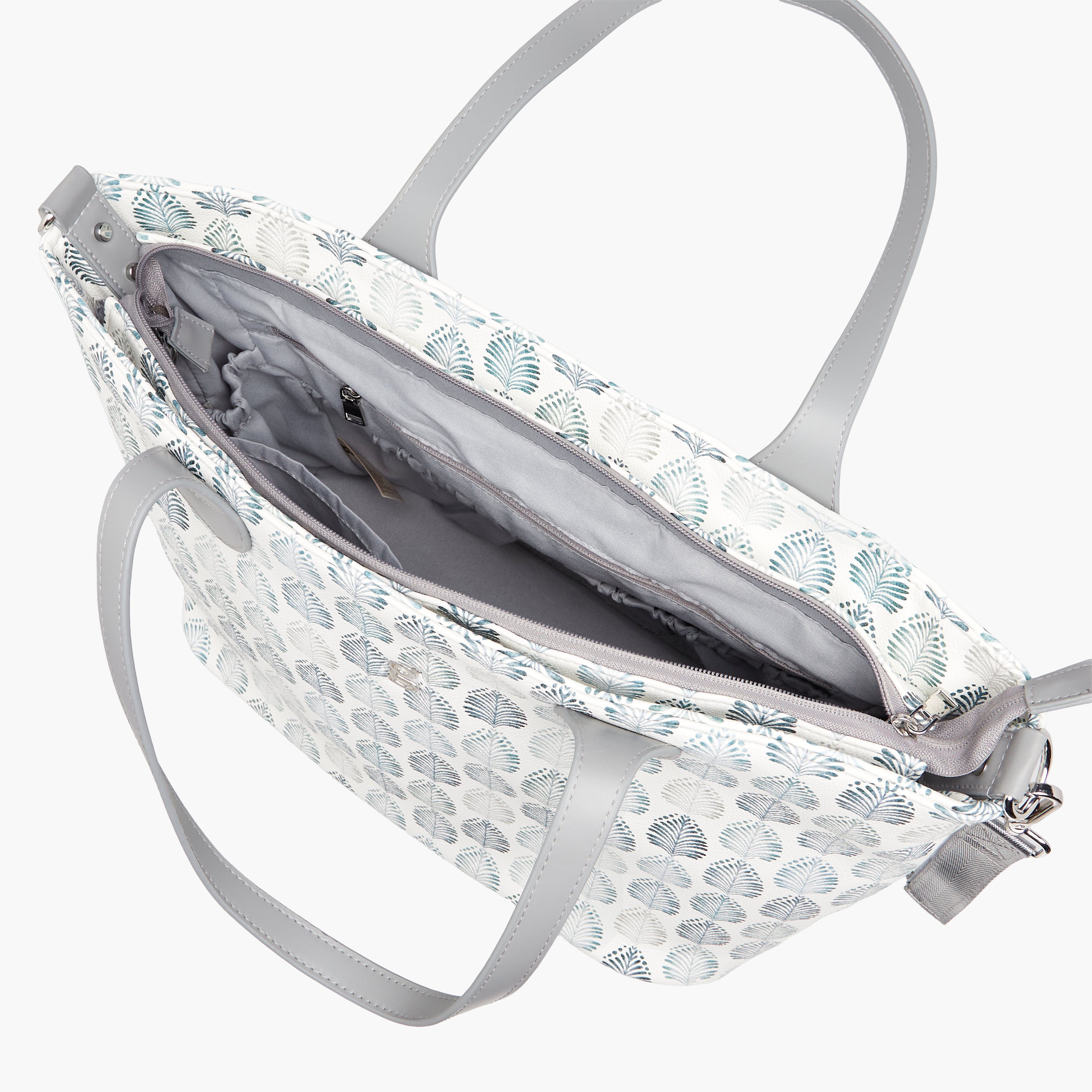 Giggles Printed Diaper Bag with Zip Closure