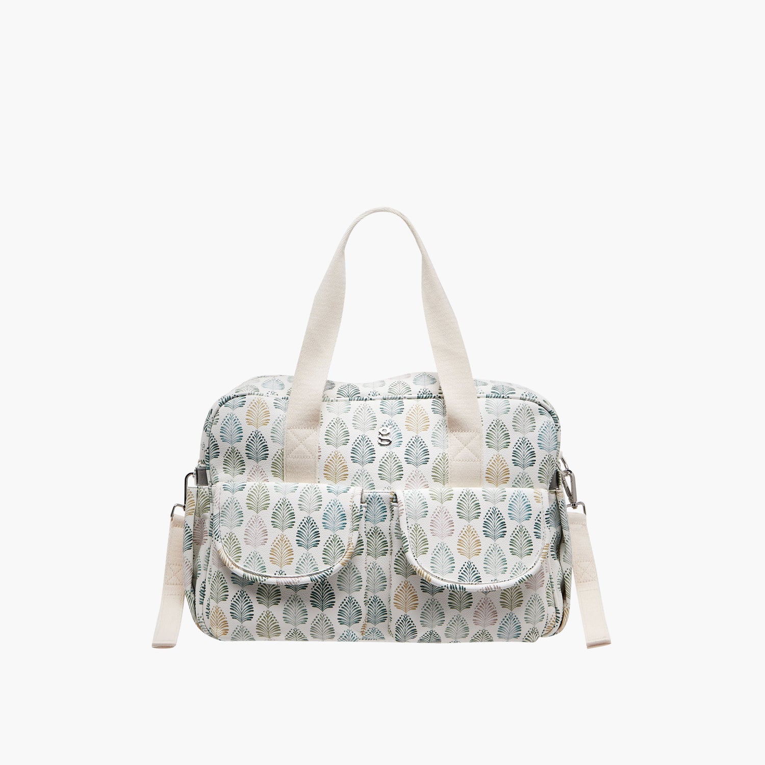 Giggles Printed Diaper Bag with Zip Closure
