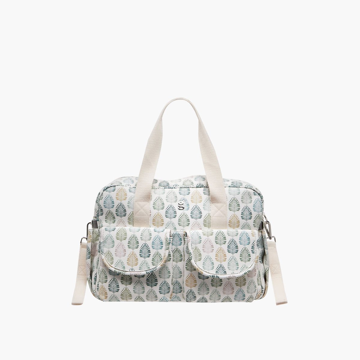 Giggles Printed Diaper Bag with Zip Closure