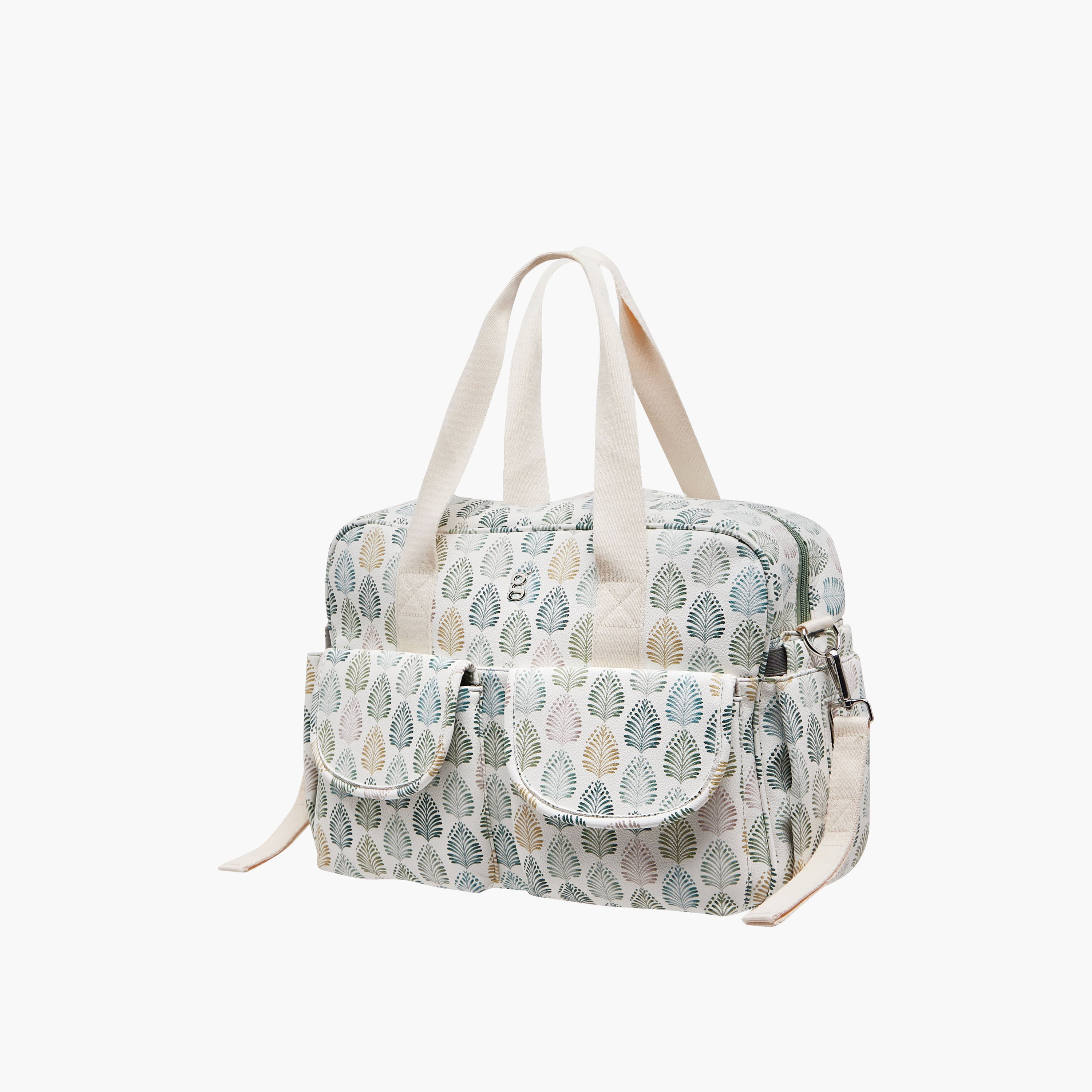 Giggles Printed Diaper Bag with Zip Closure