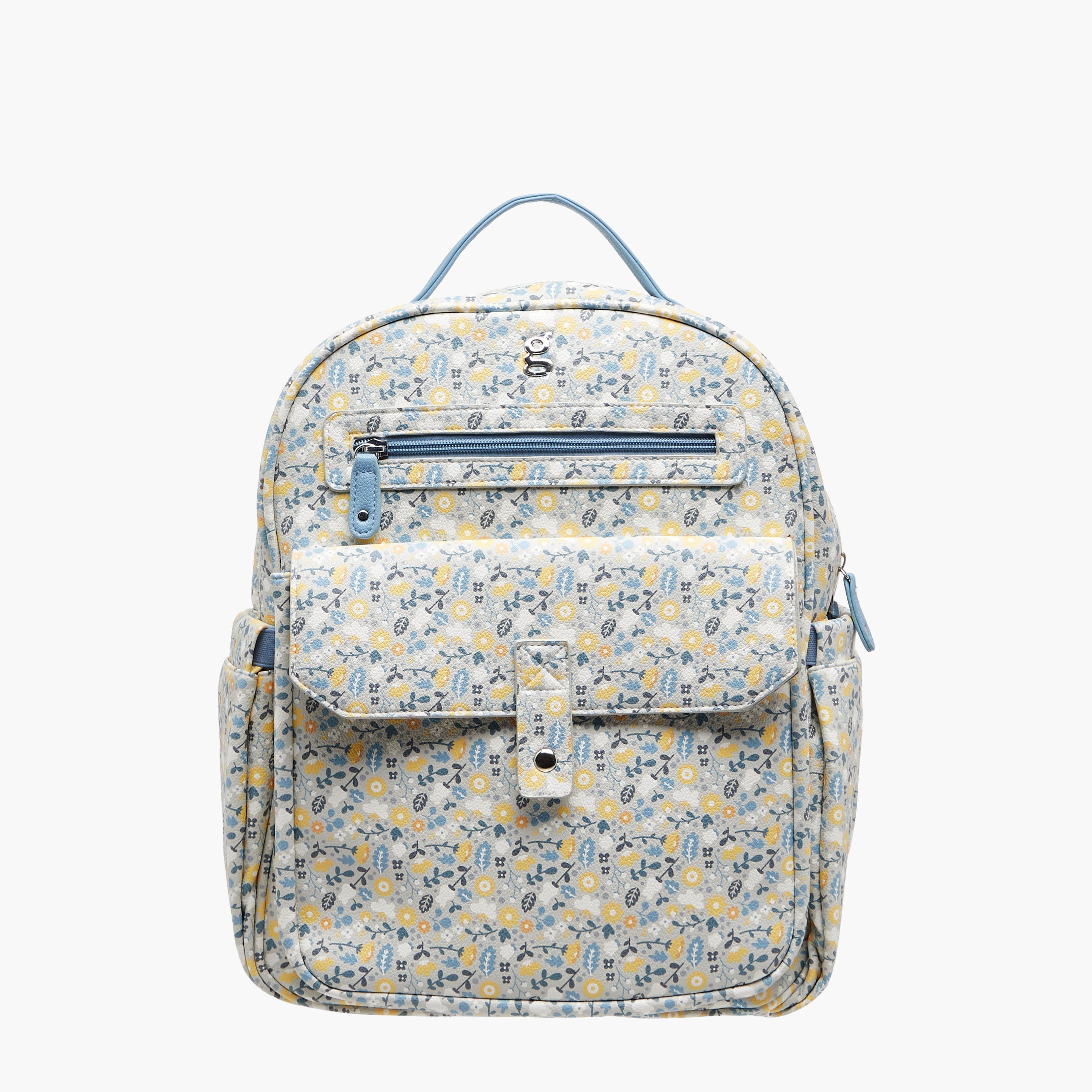 Giggles Printed Diaper Backpack with Adjustable Straps