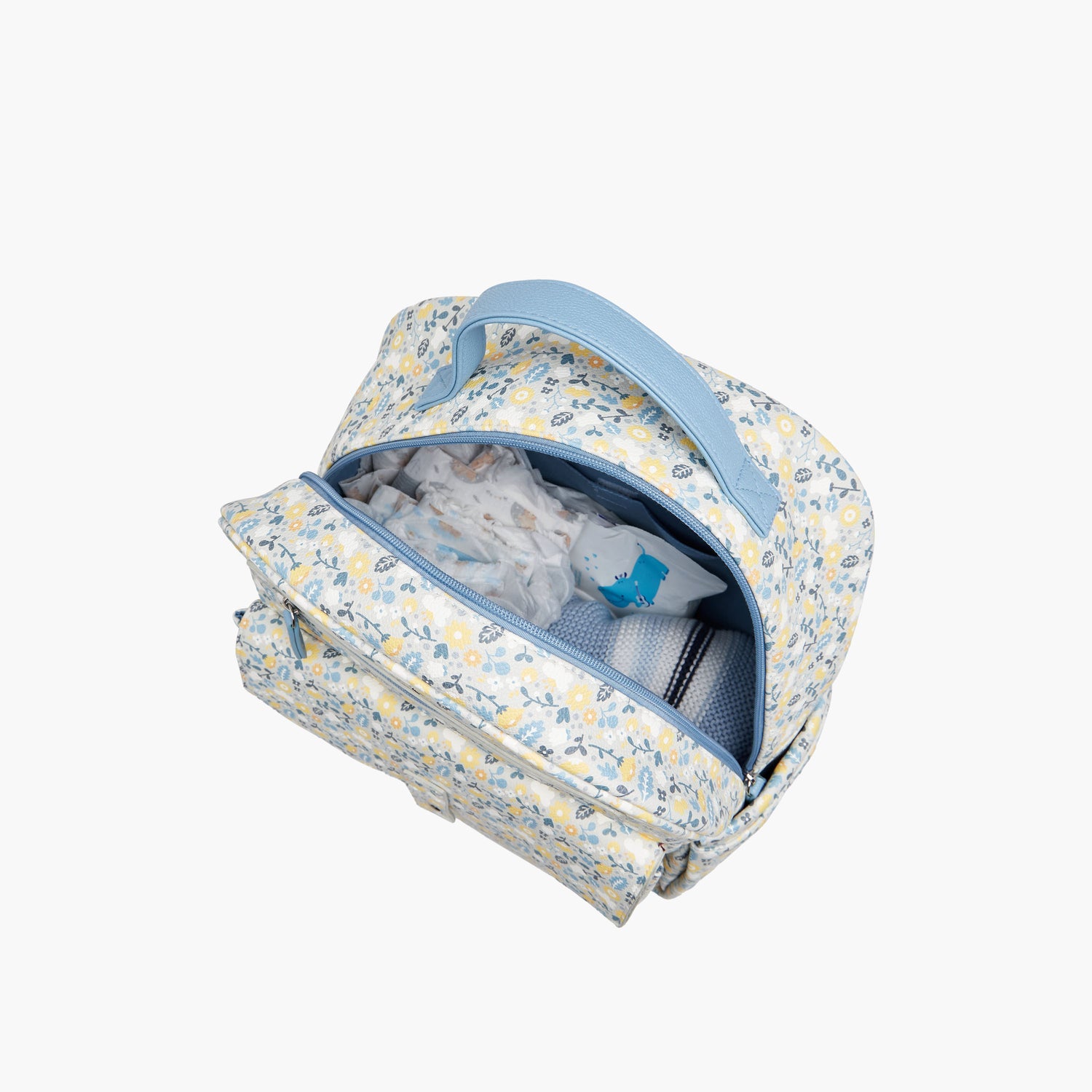 Giggles Printed Diaper Backpack with Adjustable Straps