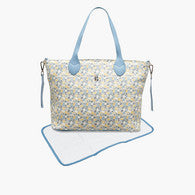 Giggles Floral Print Diaper Bag with Changing Mat-undefined-image-1