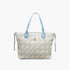 Giggles Floral Print Diaper Bag with Changing Mat - Blue