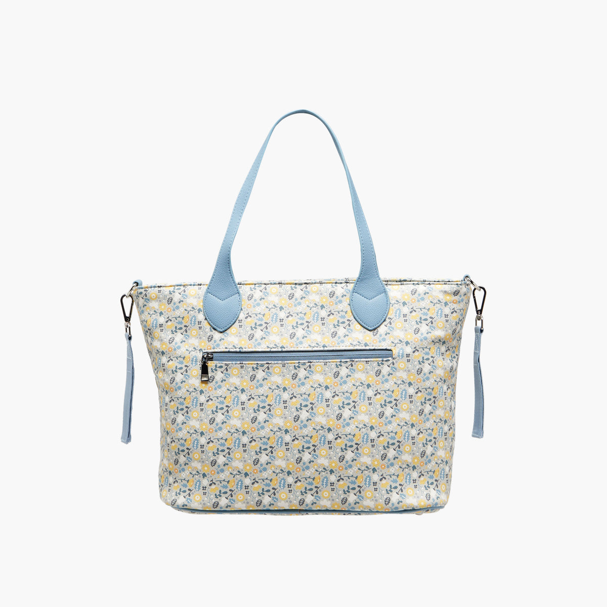 Giggles Floral Print Diaper Bag with Changing Mat