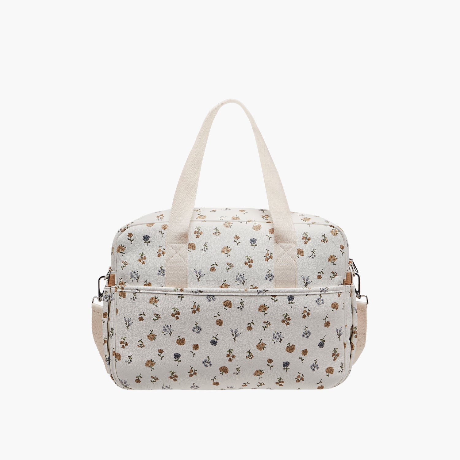 Giggles Floral Print Diaper Bag with Changing Mat
