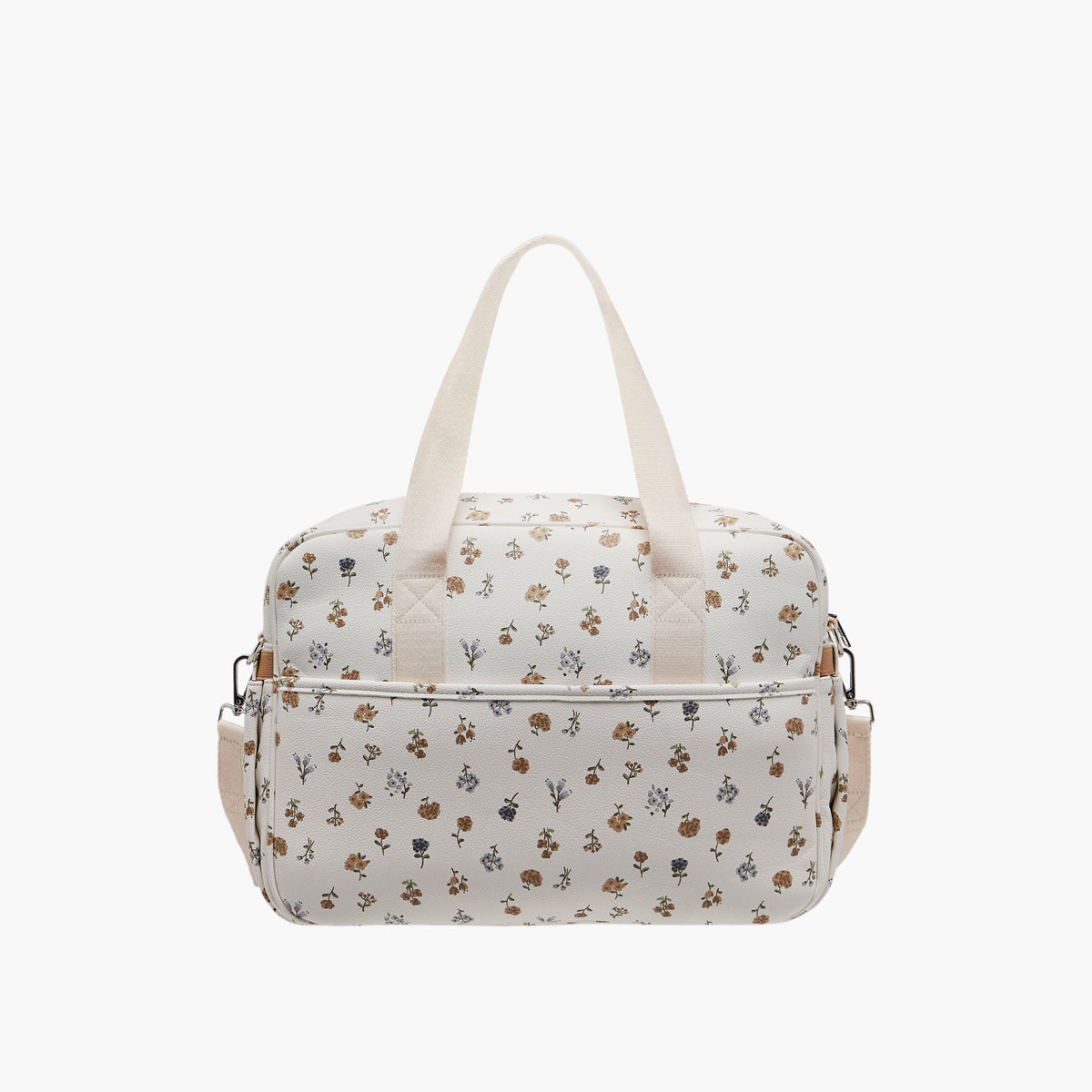 Giggles Floral Print Diaper Bag with Changing Mat