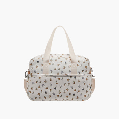 Giggles Floral Print Diaper Bag with Changing Mat