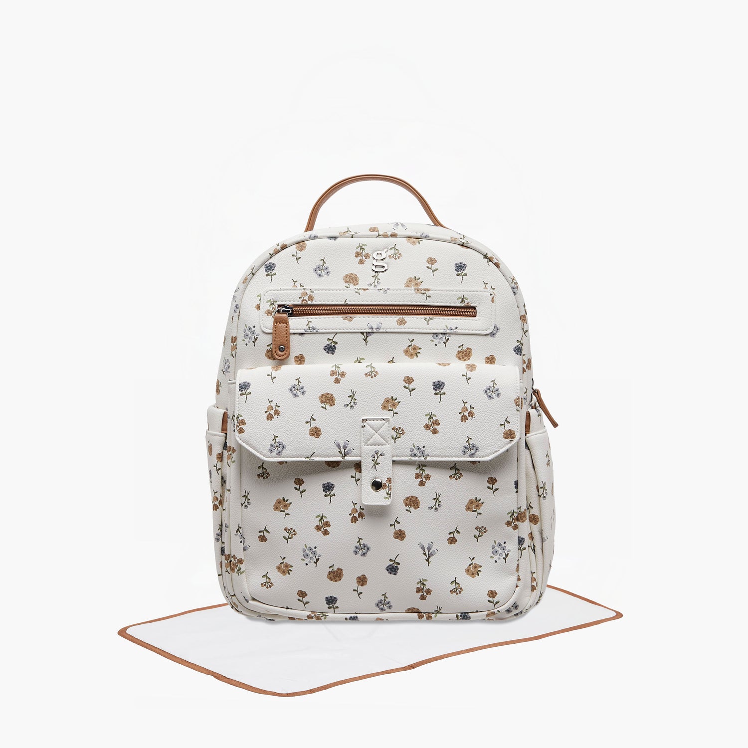 Giggles Printed Diaper Backpack with Adjustable Straps