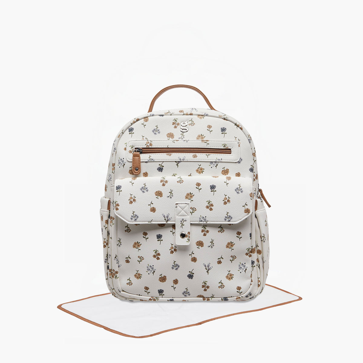 Giggles Printed Diaper Backpack with Adjustable Straps