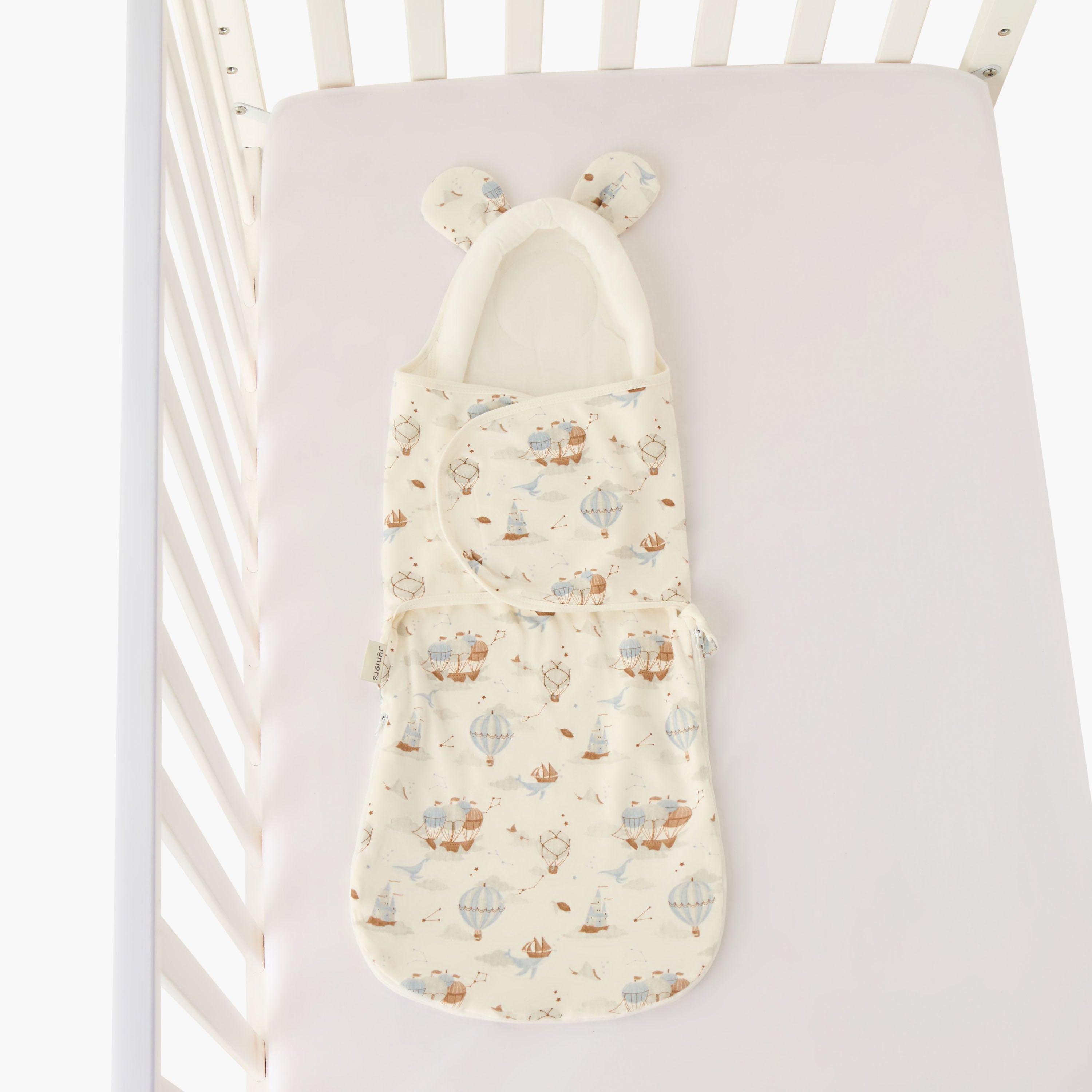 Juniors Baby Sleeping Bag with Hot Air Balloon Print - 0 Months+ - HomeBabyNurseryBlankets &amp; SwaddlesSwaddles &amp; Sleeping Bags
