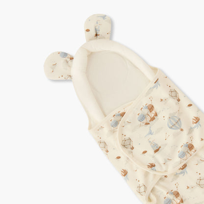 Juniors Baby Sleeping Bag with Hot Air Balloon Print - 0 Months+