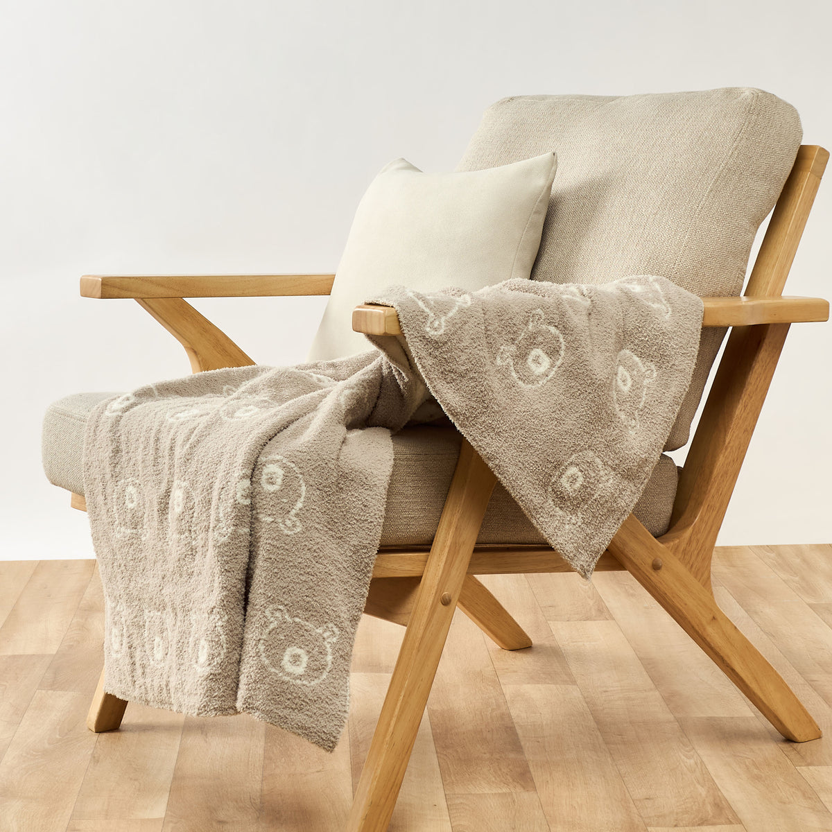 Juniors Blanket with Bear Print, 80x100 cm