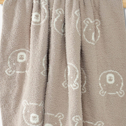 Juniors Blanket with Bear Print, 80x100 cm