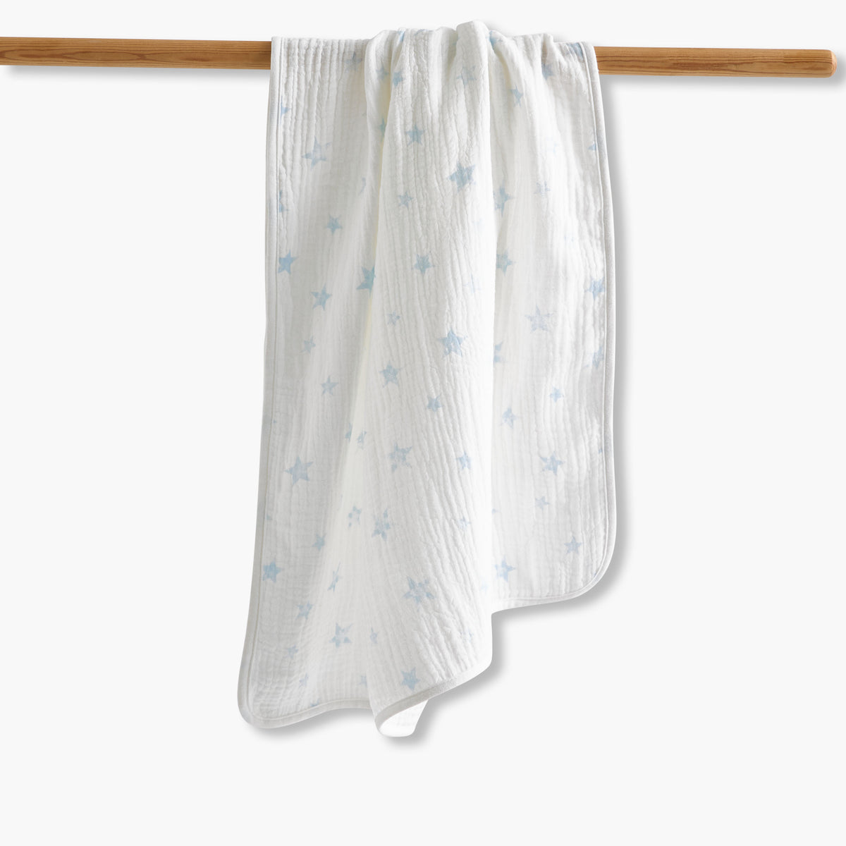 Juniors Blanket with Star Print, 80x100 cm - White