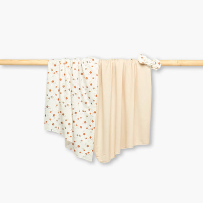 Set of 3 Juniors Baby Swaddle with Headband, 30x30 cm - HomeBabyNurseryBlankets &amp; SwaddlesSwaddles &amp; Sleeping Bags