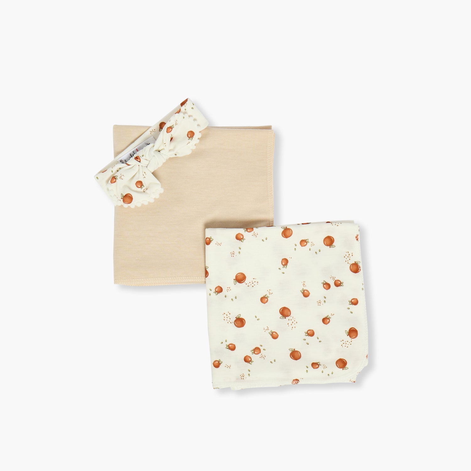 Set of 3 Juniors Baby Swaddle with Headband, 30x30 cm