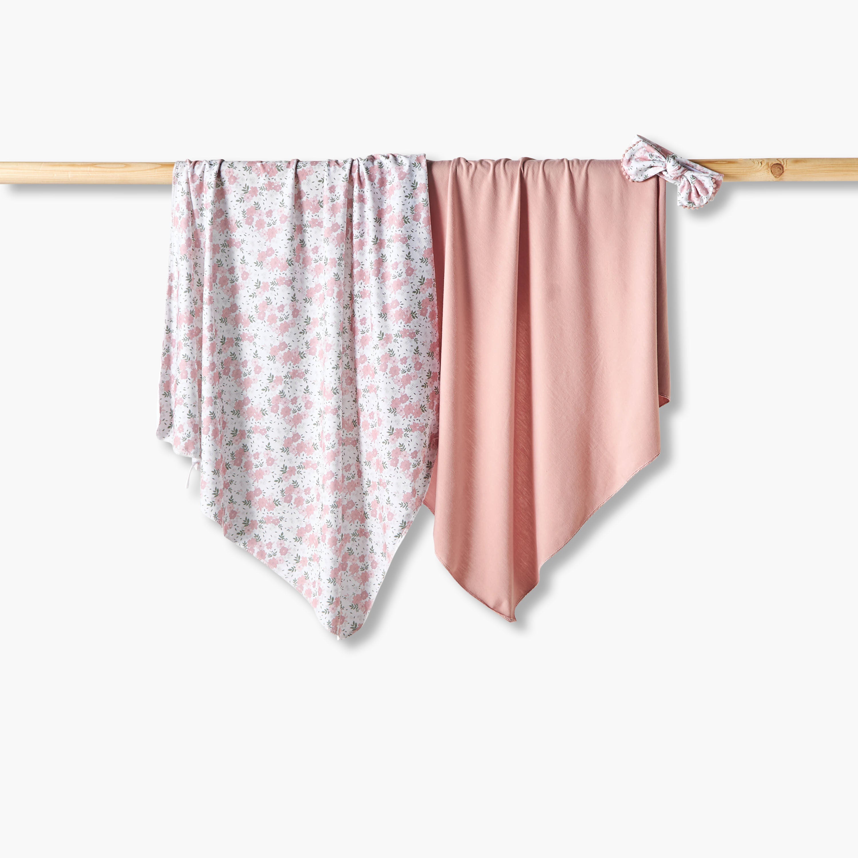 Set of 3 Juniors Baby Swaddle with Headband - HomeBabyNurseryBlankets &amp; SwaddlesSwaddles &amp; Sleeping Bags