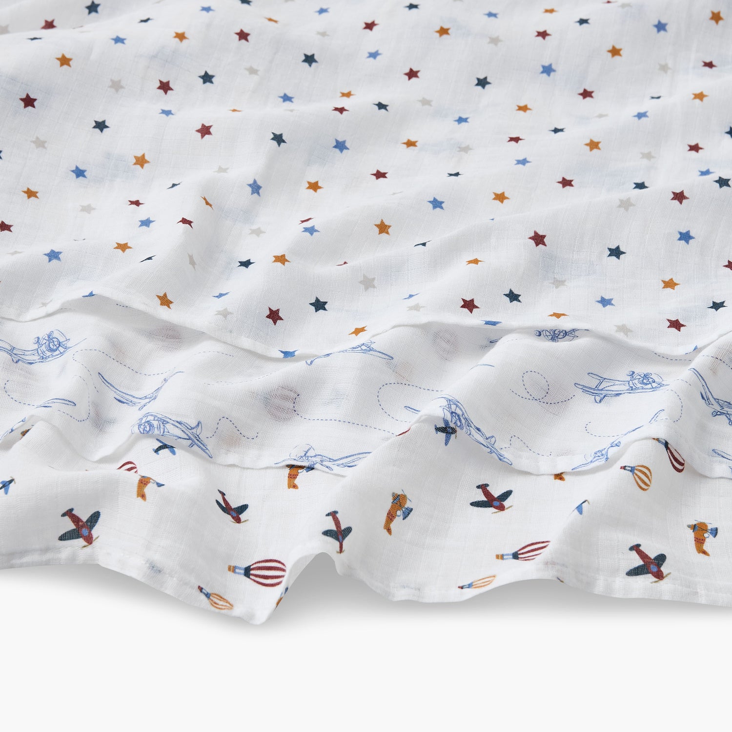 Pack of 3 Juniors Receiving Blanket with Print, 100x100 cm