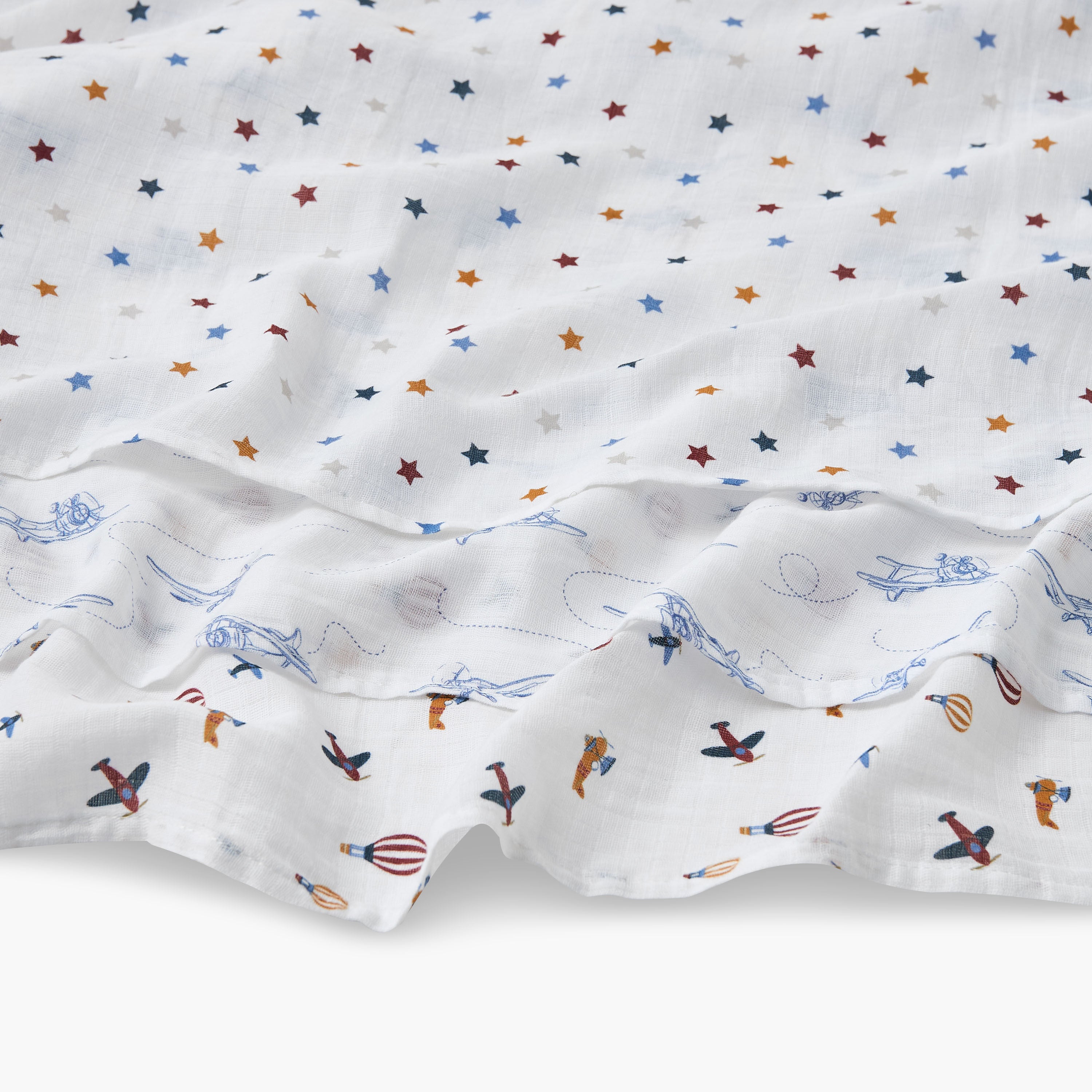 Pack of 3 Juniors Receiving Blanket with Print, 100x100 cm