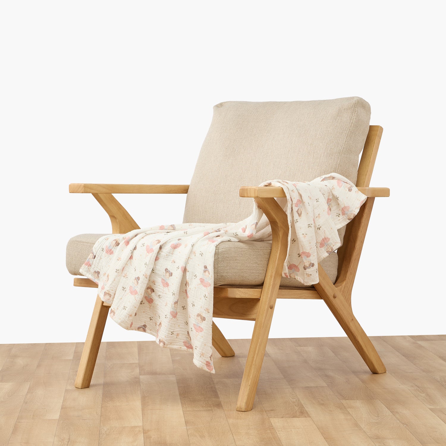 Pack of 4 Juniors Baby Swaddle with Assorted Print, 100x100 cm