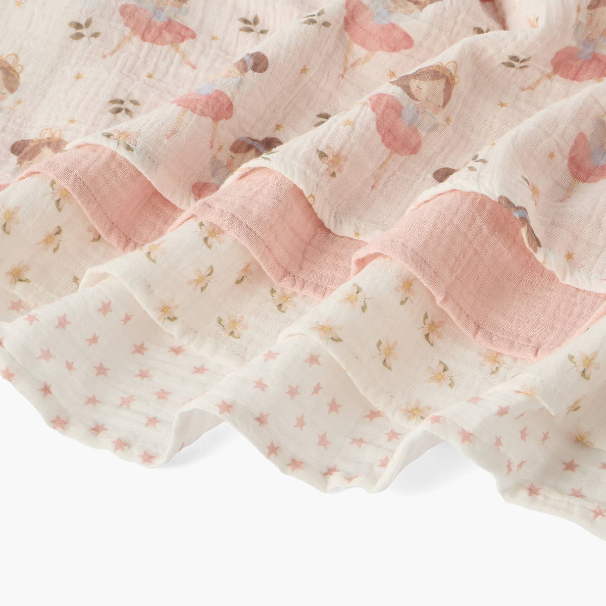 Pack of 4 Juniors Baby Swaddle with Assorted Print, 100x100 cm