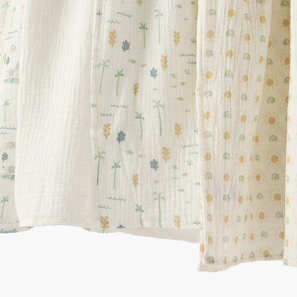 Pack of 4 Juniors Baby Swaddle with Assorted Print, 100x100 cm