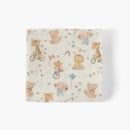Juniors Baby Swaddle with Ballerina Print, 100x100 cm