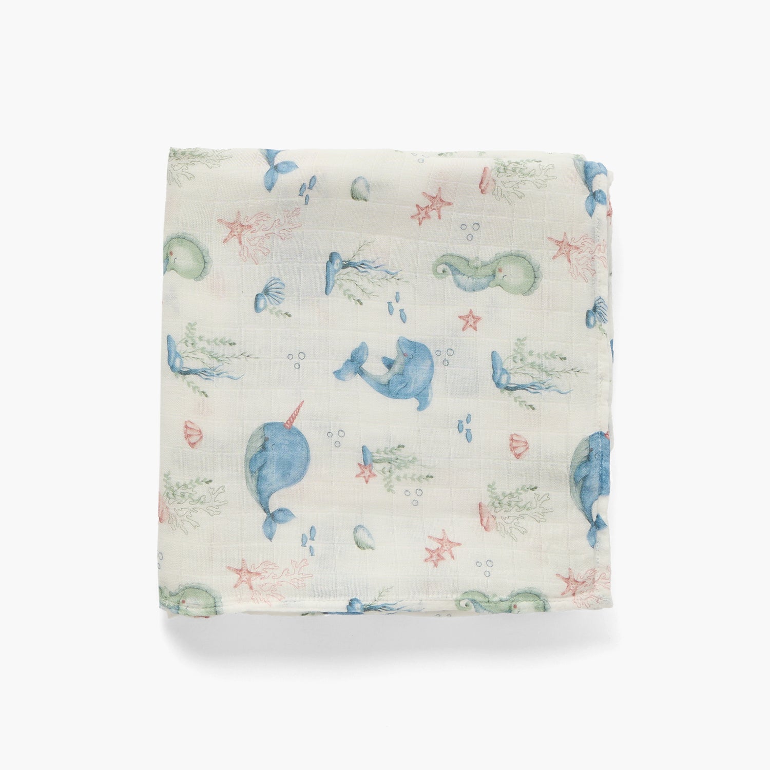 Juniors Baby Swaddle with Print, 120x120 cm