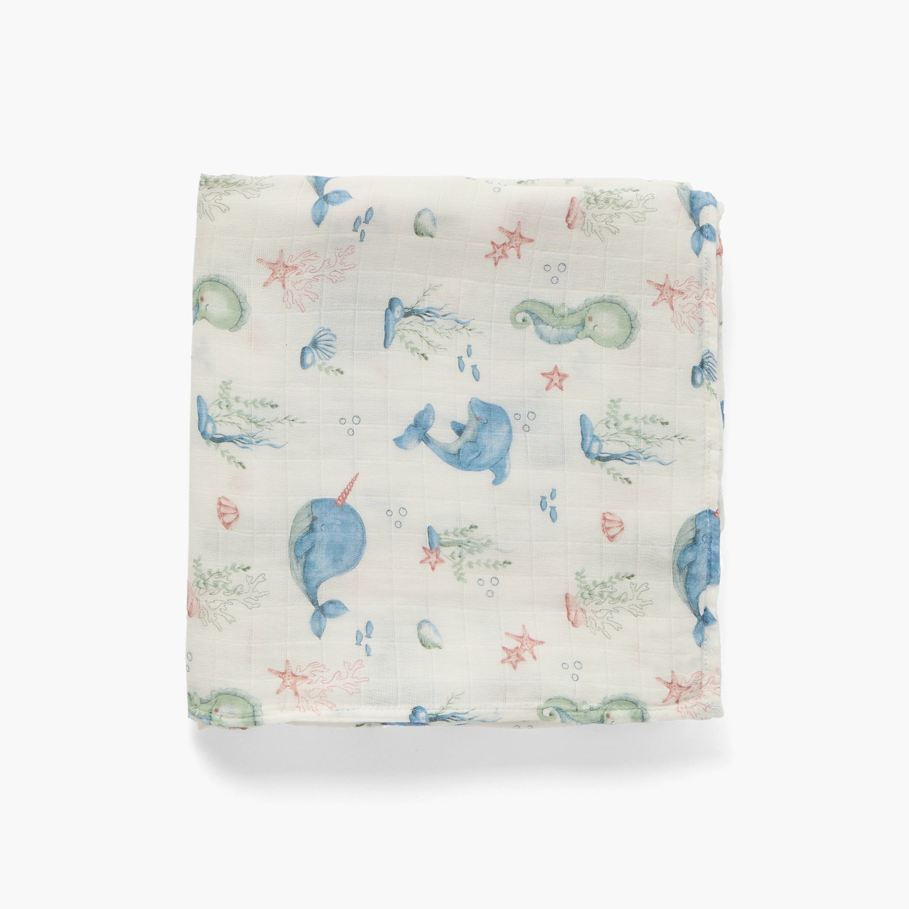 Juniors Baby Swaddle with Print, 120x120 cm