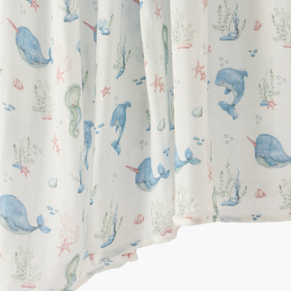Juniors Baby Swaddle with Print, 120x120 cm