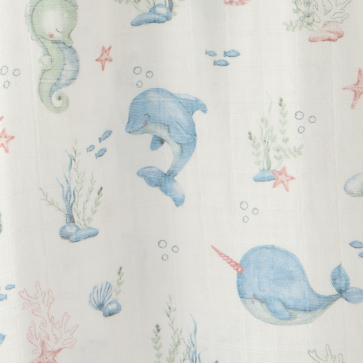 Juniors Baby Swaddle with Print, 120x120 cm