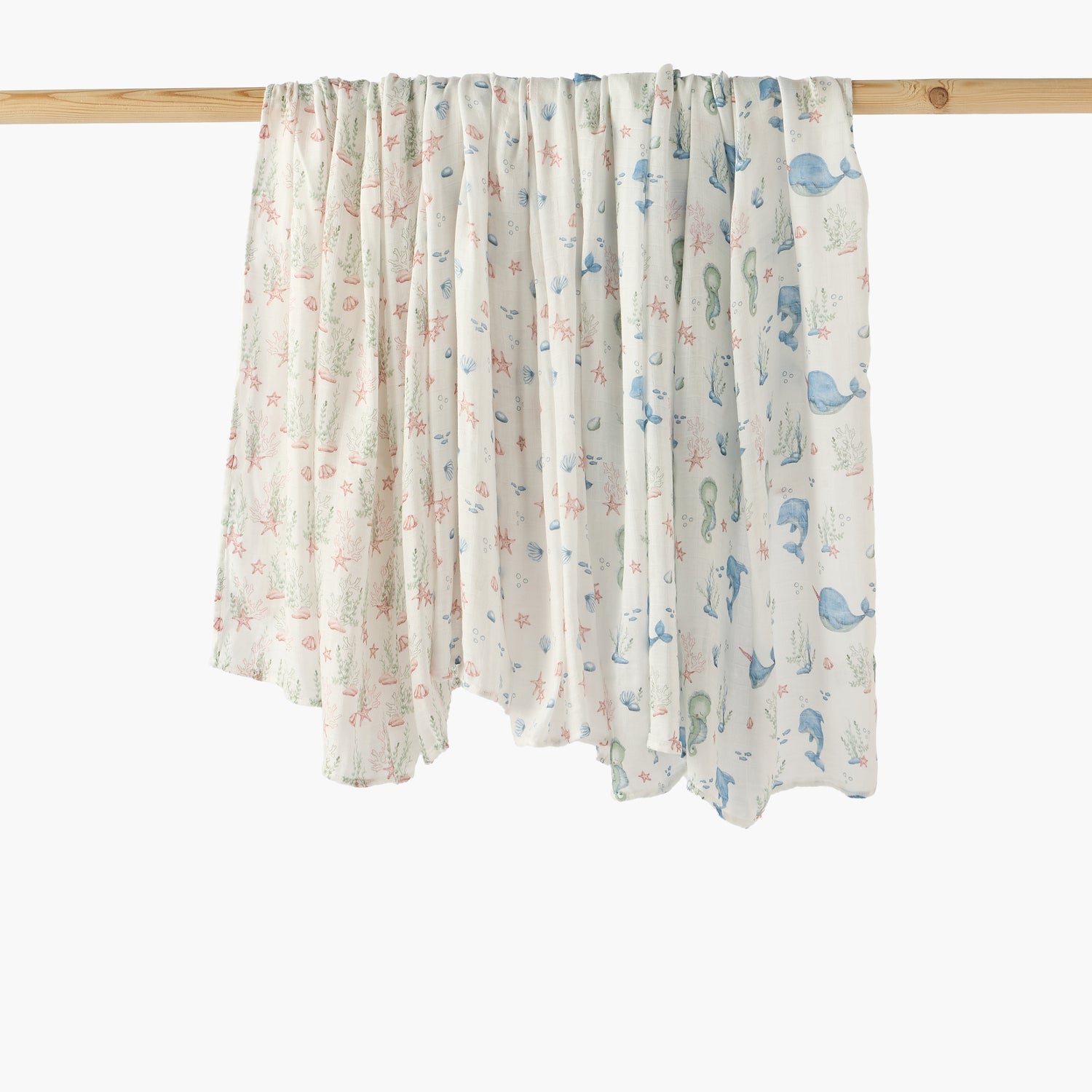 Pack of 3 Juniors Baby Swaddle with Print, 120x120 cm