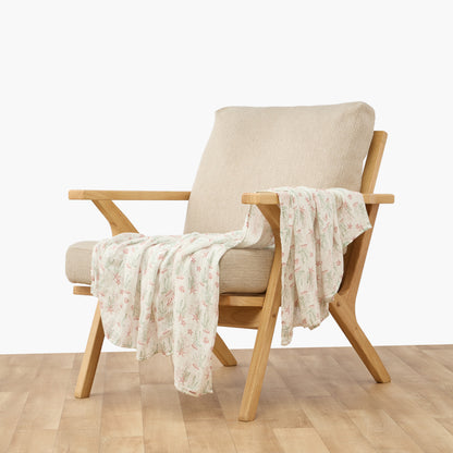 Pack of 3 Juniors Baby Swaddle with Print, 120x120 cm