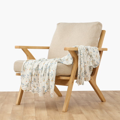 Juniors Baby Swaddle with Print, 120x120 cm