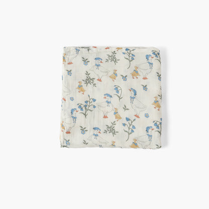 Juniors Baby Swaddle with Print, 120x120 cm