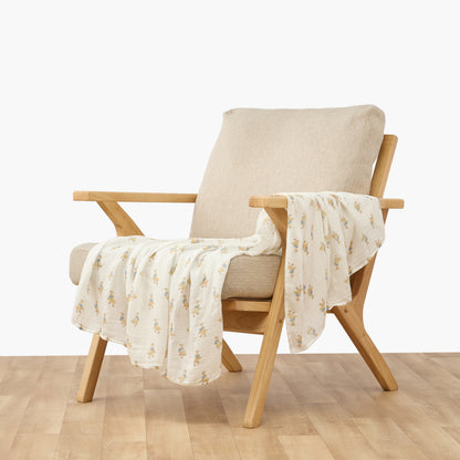 Pack of 3 Juniors Baby Swaddle with Print, 120x120 cm