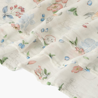 Pack of 3 Juniors Baby Swaddle with Print, 120x120 cm