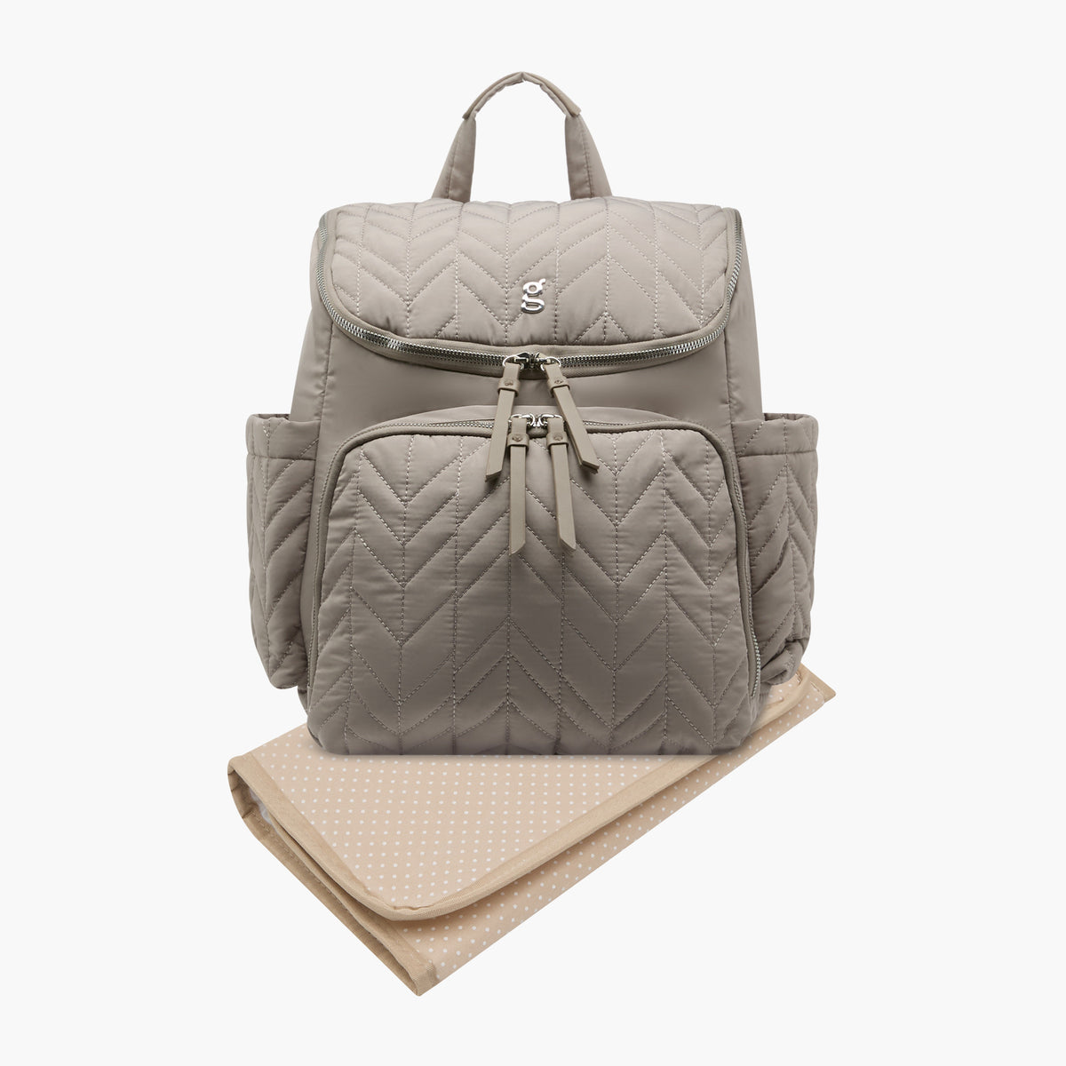 Giggles Freya Diaper Bag with Quilted Design