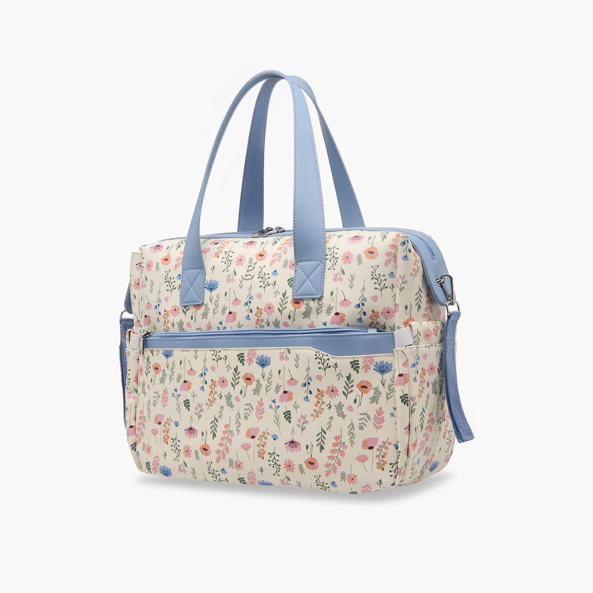 Giggles Flora Diaper Bag with Changing Mat