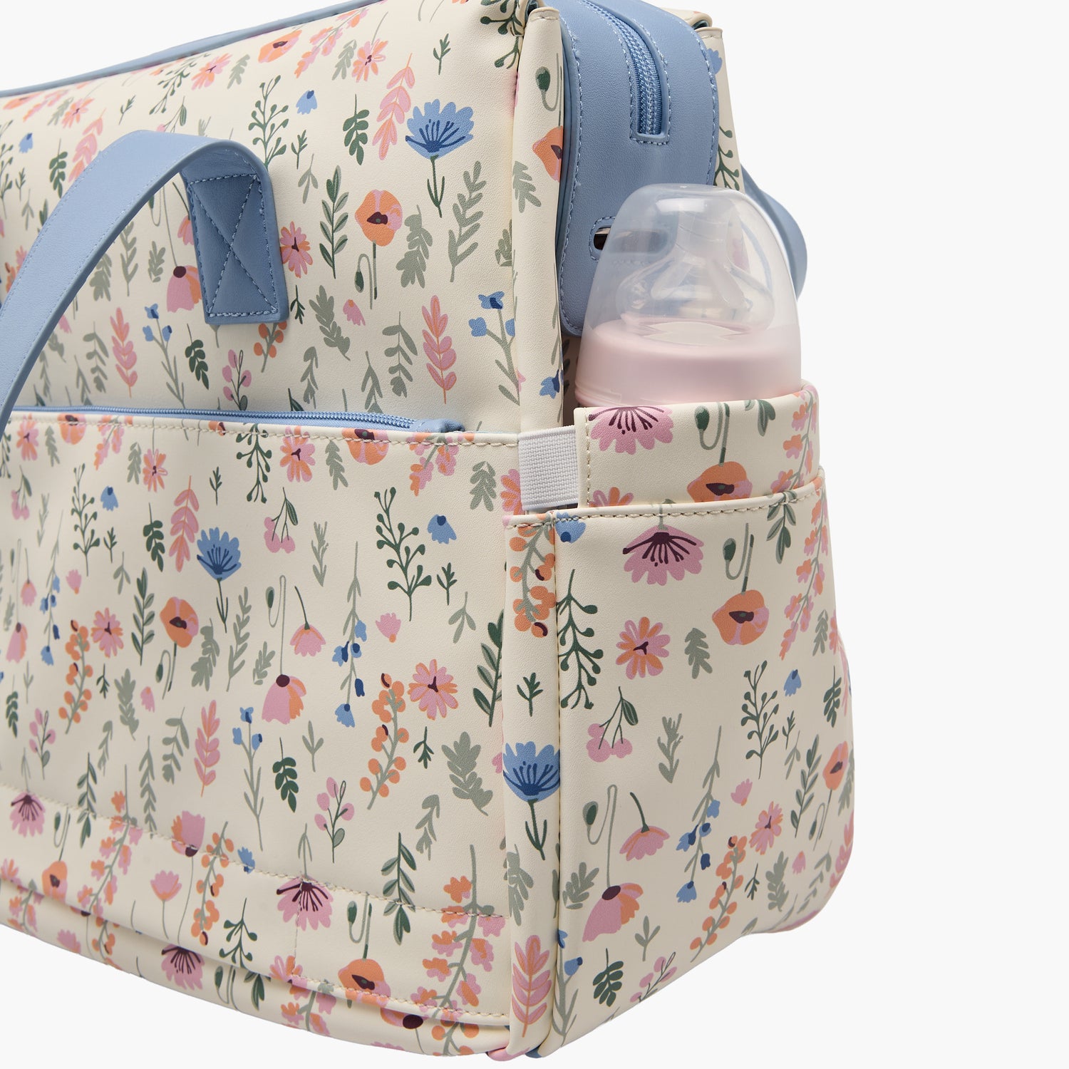 Giggles Flora Diaper Bag with Changing Mat